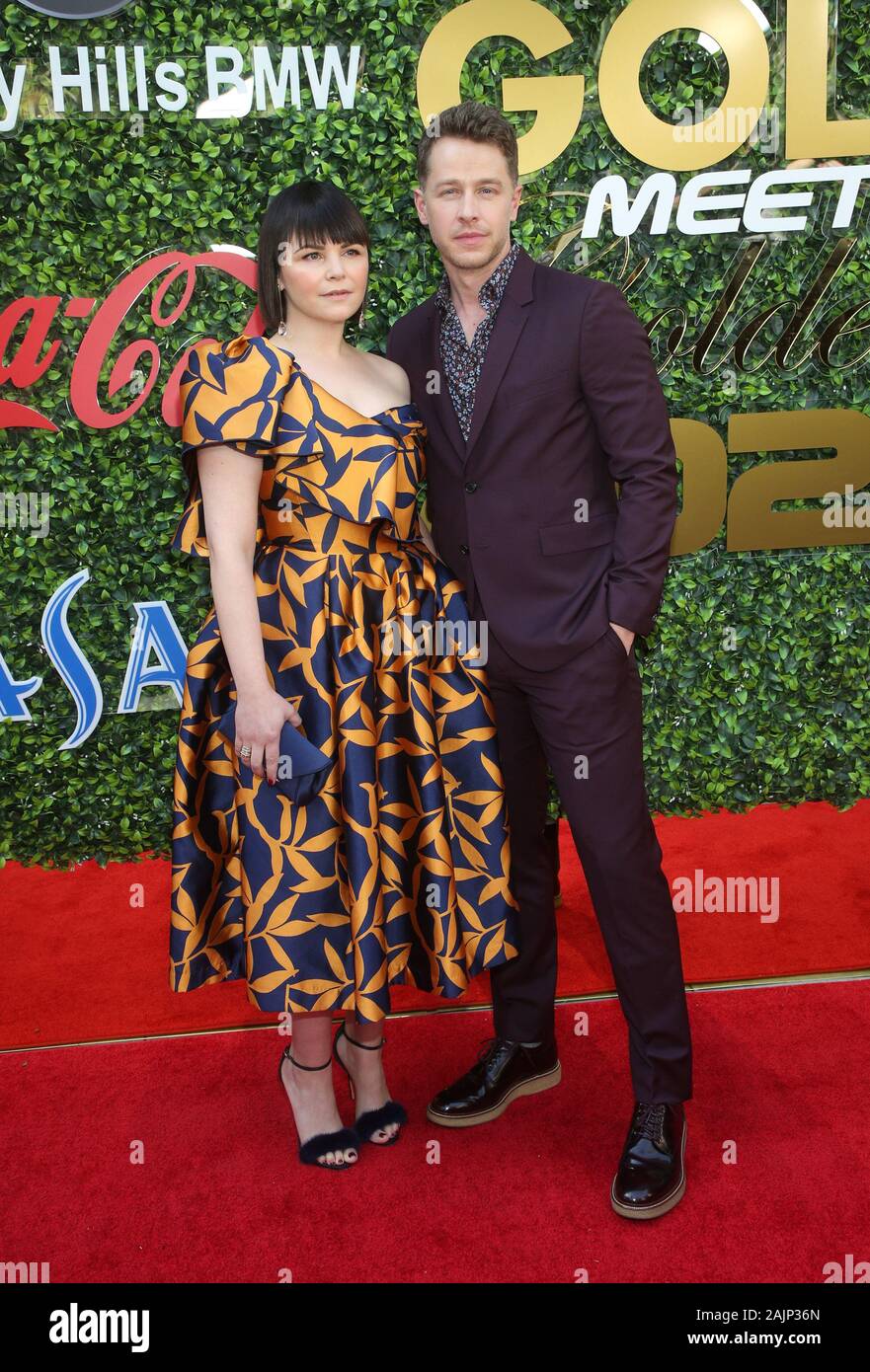 4. Januar 2020 - Beverly Hills, Kalifornien - Ginnifer Goodwin, Josh Dallas. Die 7. jährliche Gold erfüllt Golden Brunch statt am Virginia Robinson Gärten und Immobilien. (Bild: © F. S/AdMedia über ZUMA Draht) Stockfoto