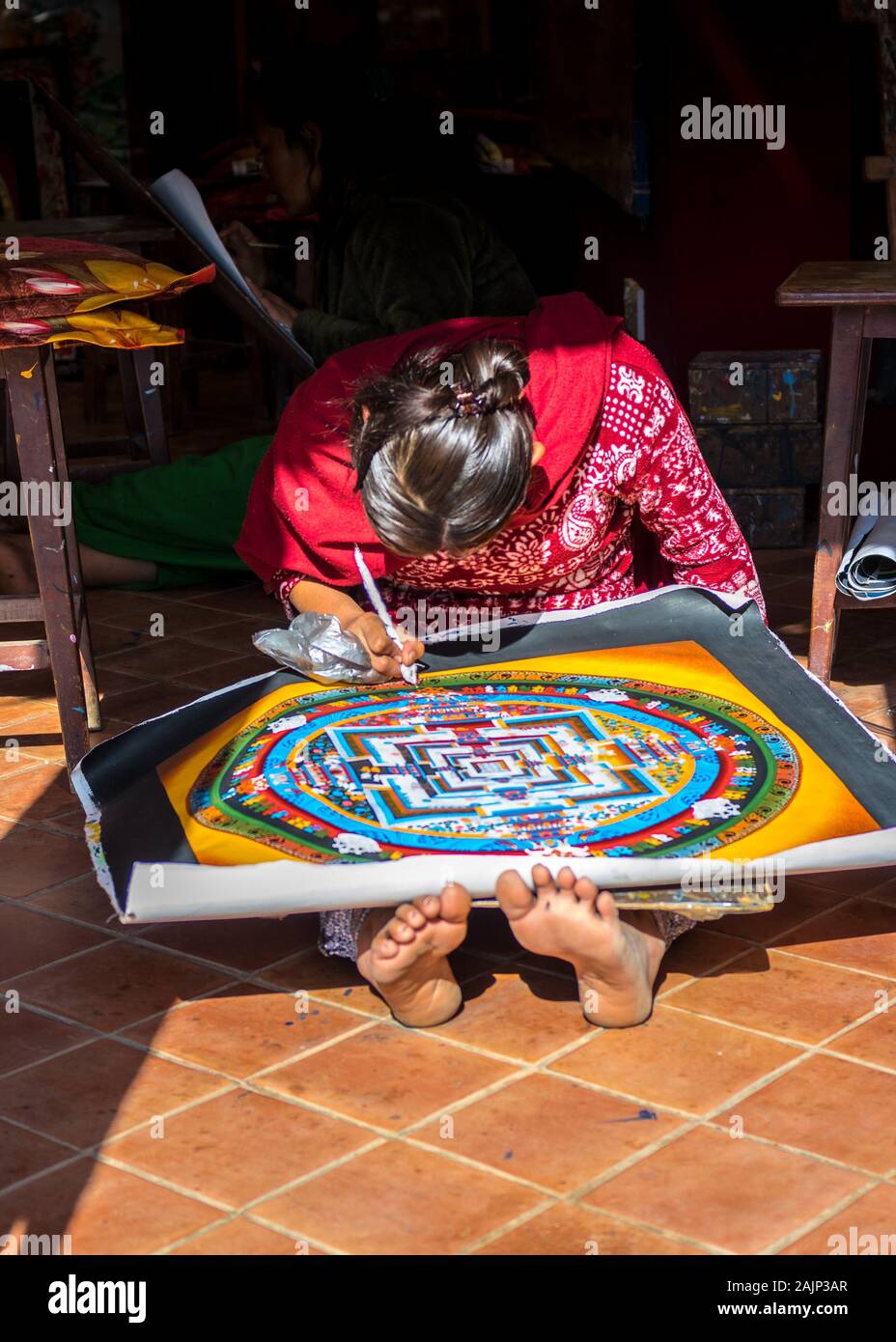 Nepal Mandala Stockfotos Und Bilder Kaufen Alamy