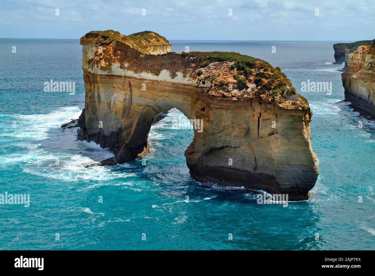 Australien, die Inseln Torbogen in Port Campbell Nationalpark an der Great Ocean Road Stockfoto