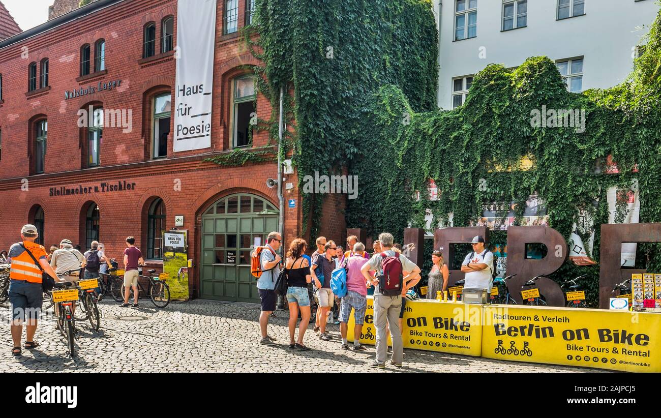 Berlin on Bike, Mountainbike Touren und Verleih in der kulturbrauerei Stockfoto