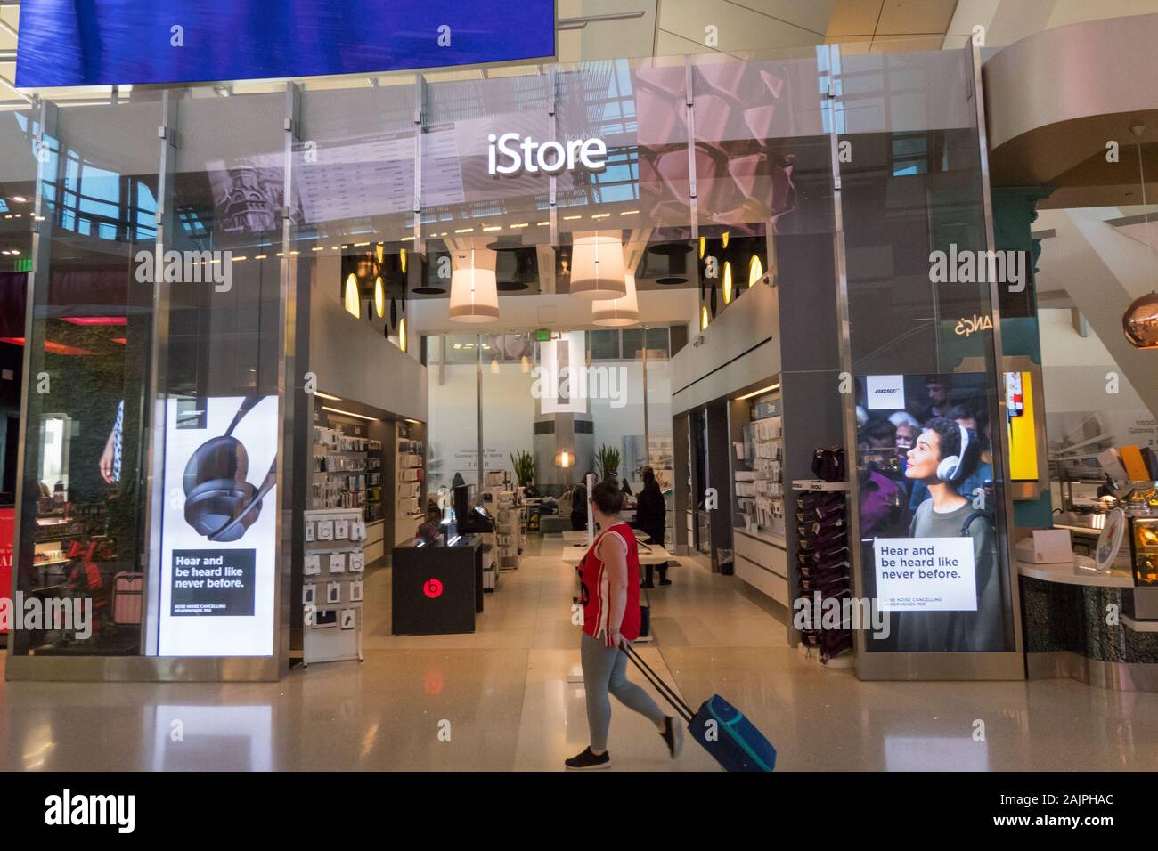 Apple iStore in LAX Airport Stockfoto