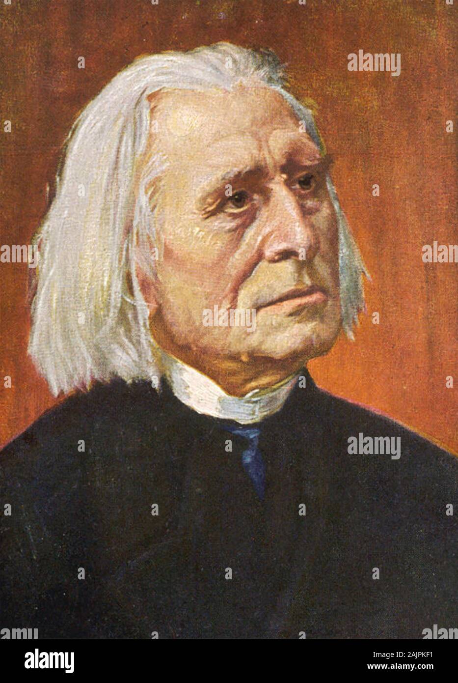 FRANZ LISZT (1811-1886) ungarischer Komponist 1880 Stockfoto