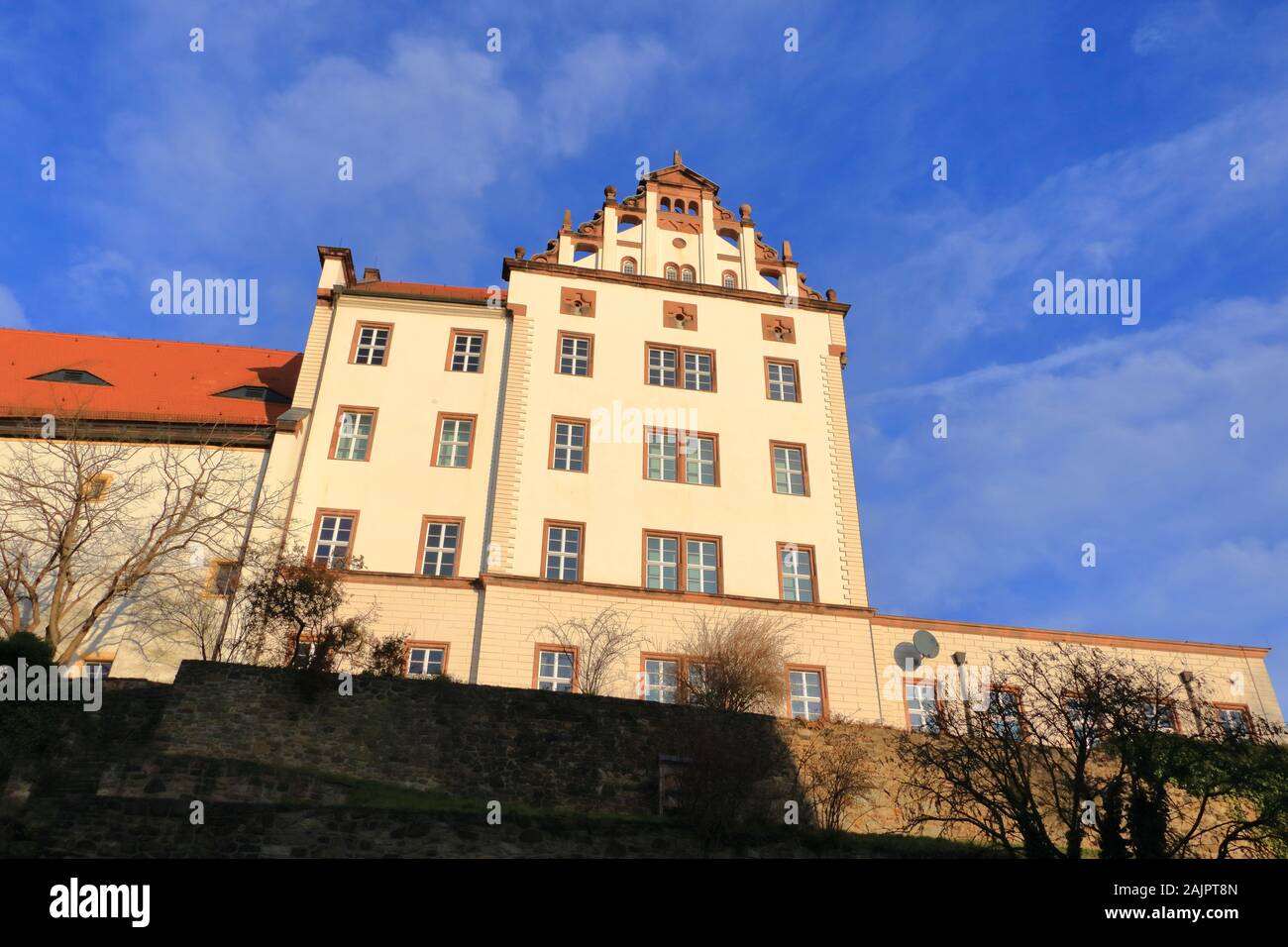 Colditz Schloss, der berühmten Zweiten Weltkrieg Gefängnis, Sachsen im Osten Deutschland/Europa Stockfoto