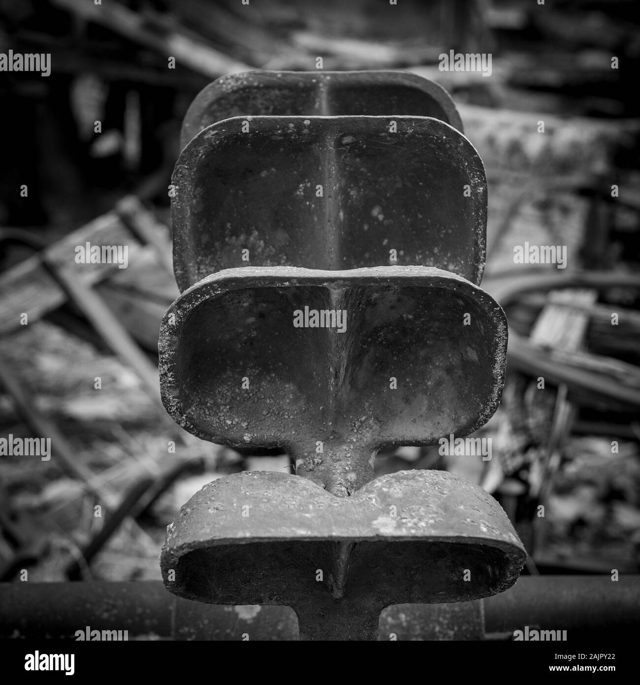 Ein vintage Pelton Turbine oder Pelton Rad, am Yosemite Pioneer Center