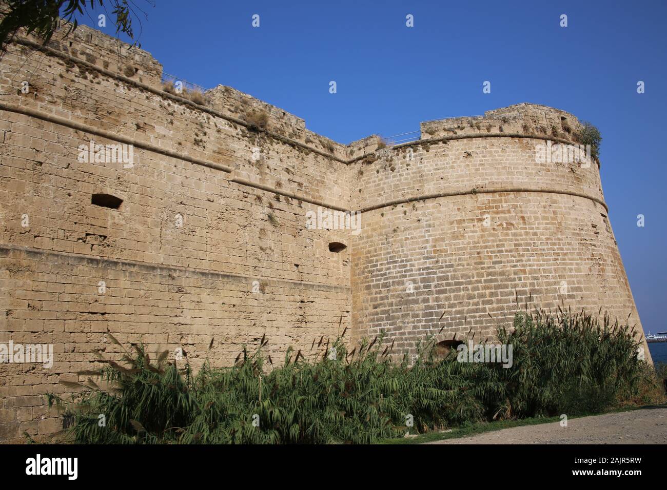 Historisches Kastell Kyrenia/Girne, Türkische Republik Nordzypern Stockfoto