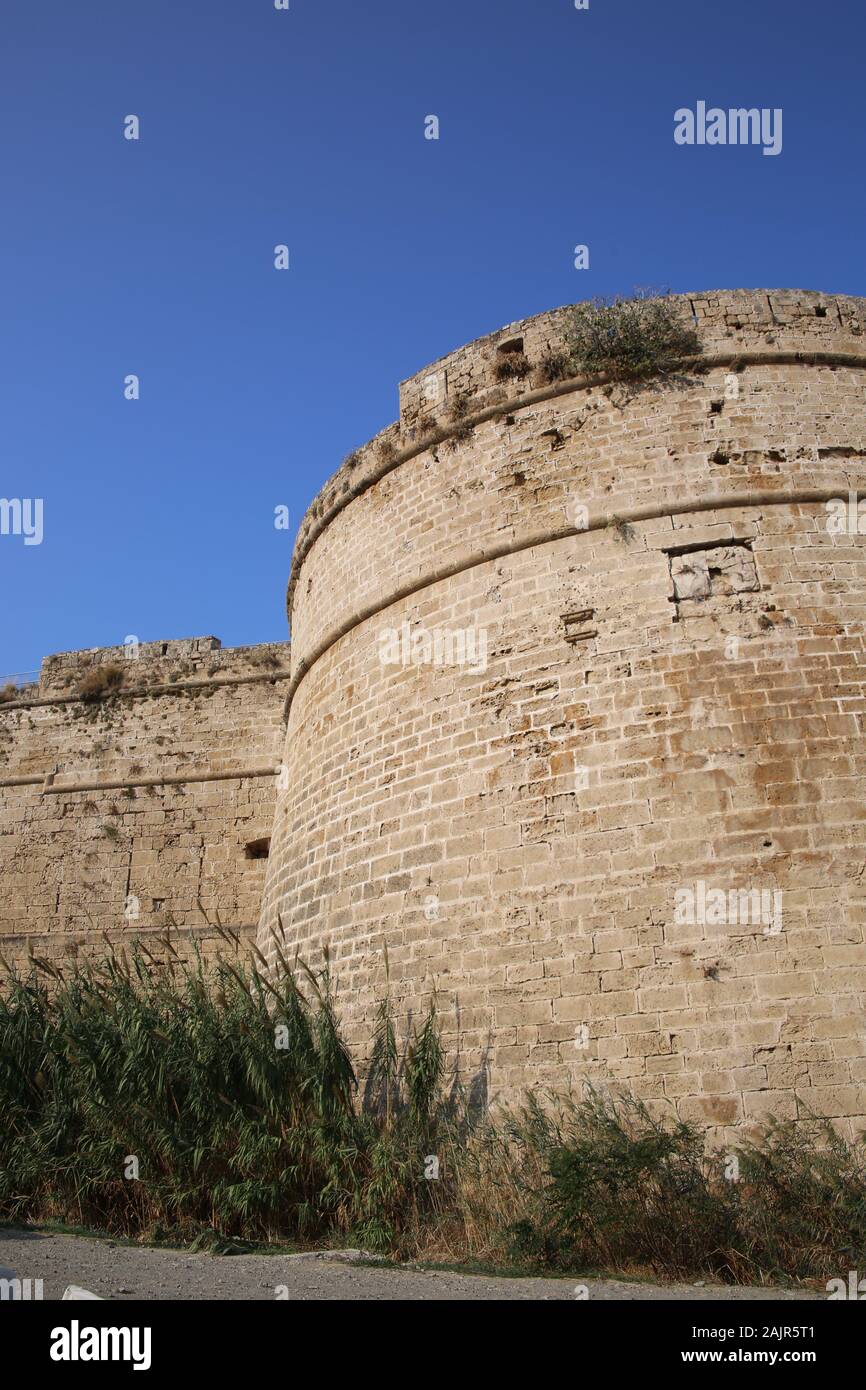 Historisches Kastell Kyrenia/Girne, Türkische Republik Nordzypern Stockfoto