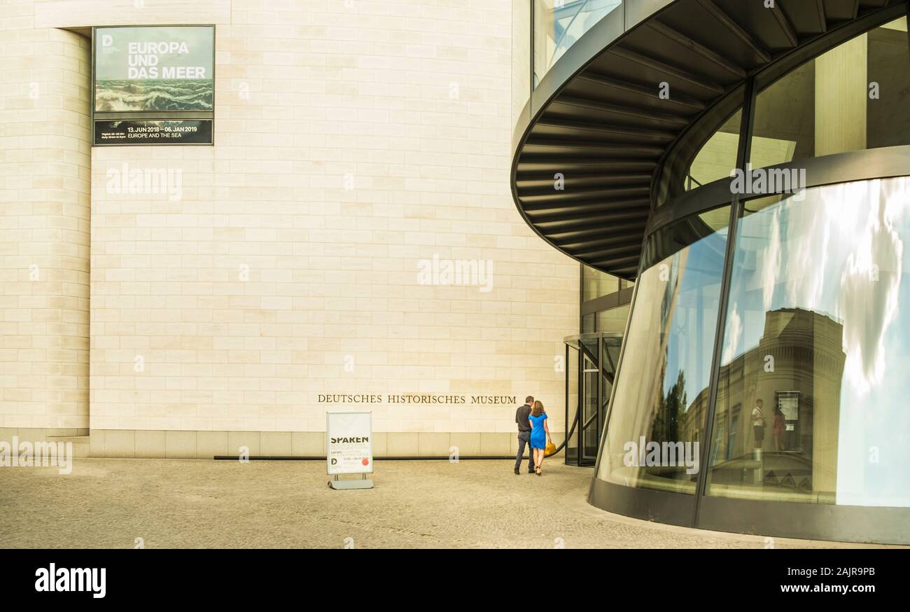 Deutsches Historisches Museum, German Historical Museum, Nebengebäude, Eingangsbereich Stockfoto