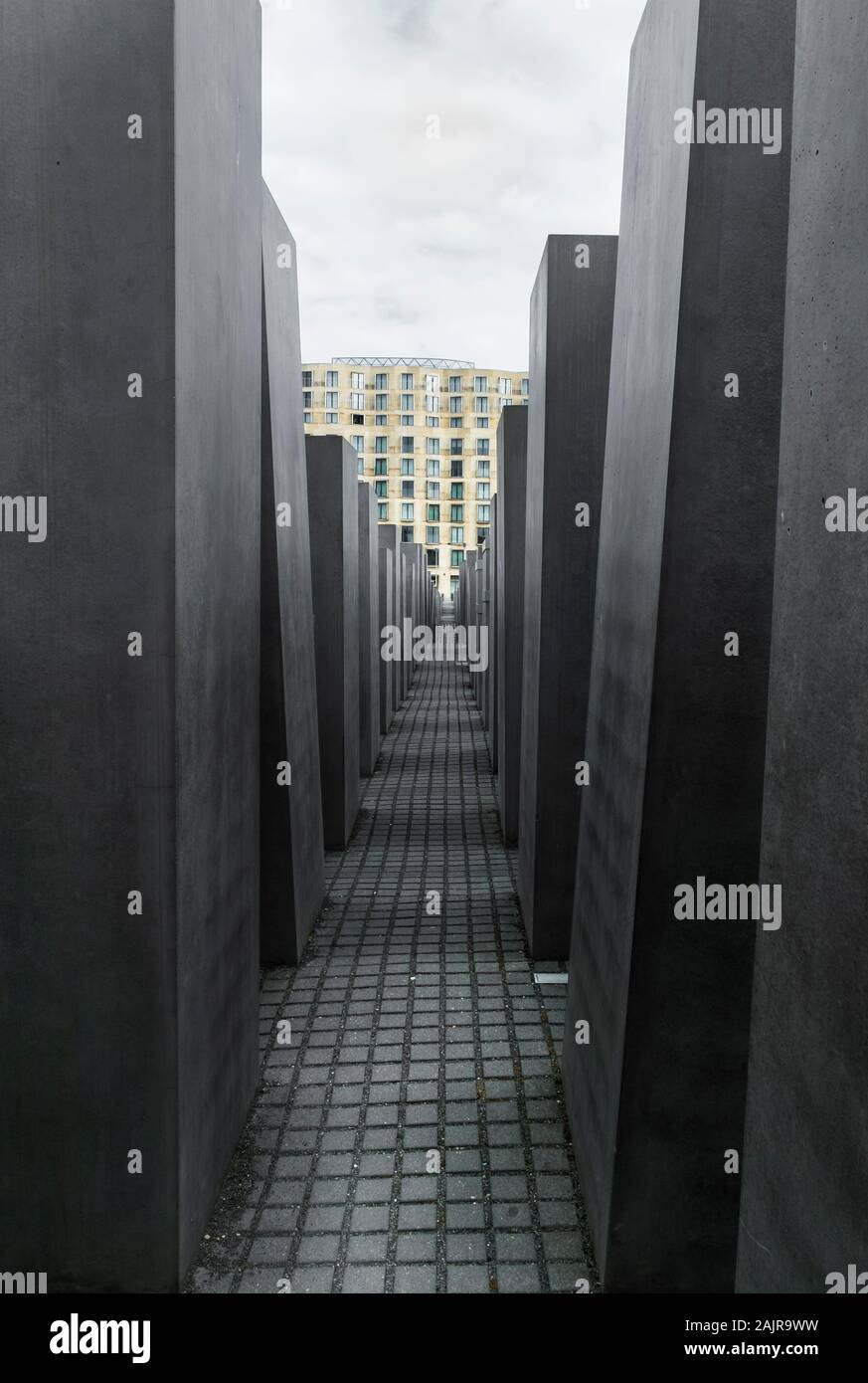 Denkmal für die ermordeten Juden Europas Stockfoto