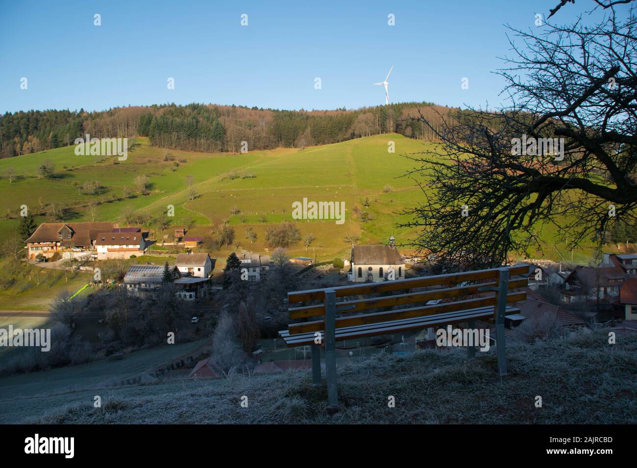 In den Höhen von Freiamt im Schwarzwald in Deutschland Stockfoto