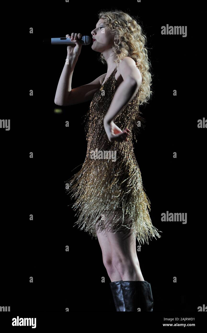 Milano Italien 03/15/2011: Live Konzert von Taylor Swift bei Forum Assago Stockfoto