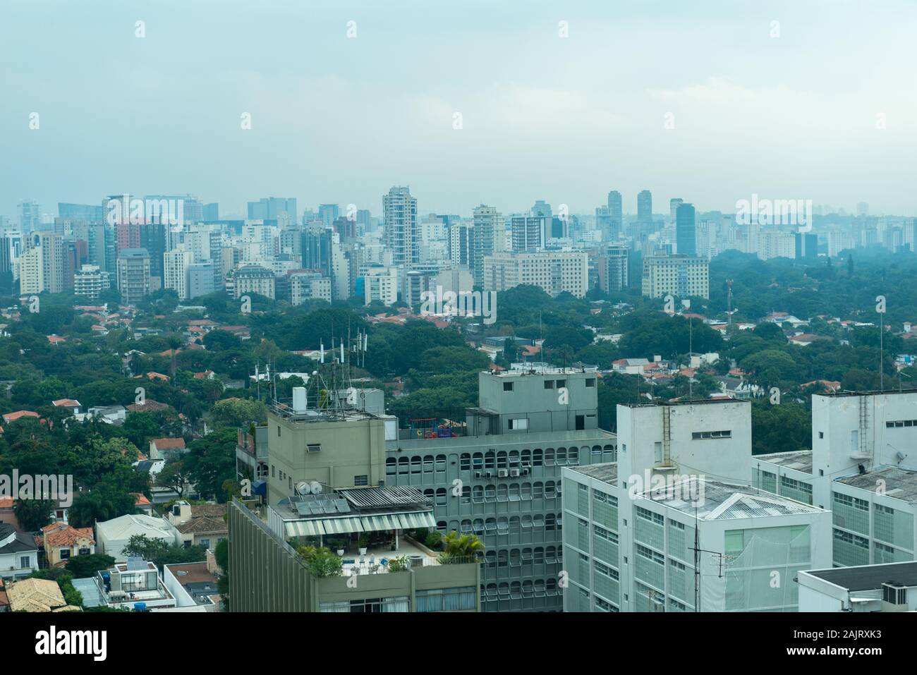 Wolkenkratzer in São Paulo, São Paulo, Brasilien, Lateinamerika Stockfoto