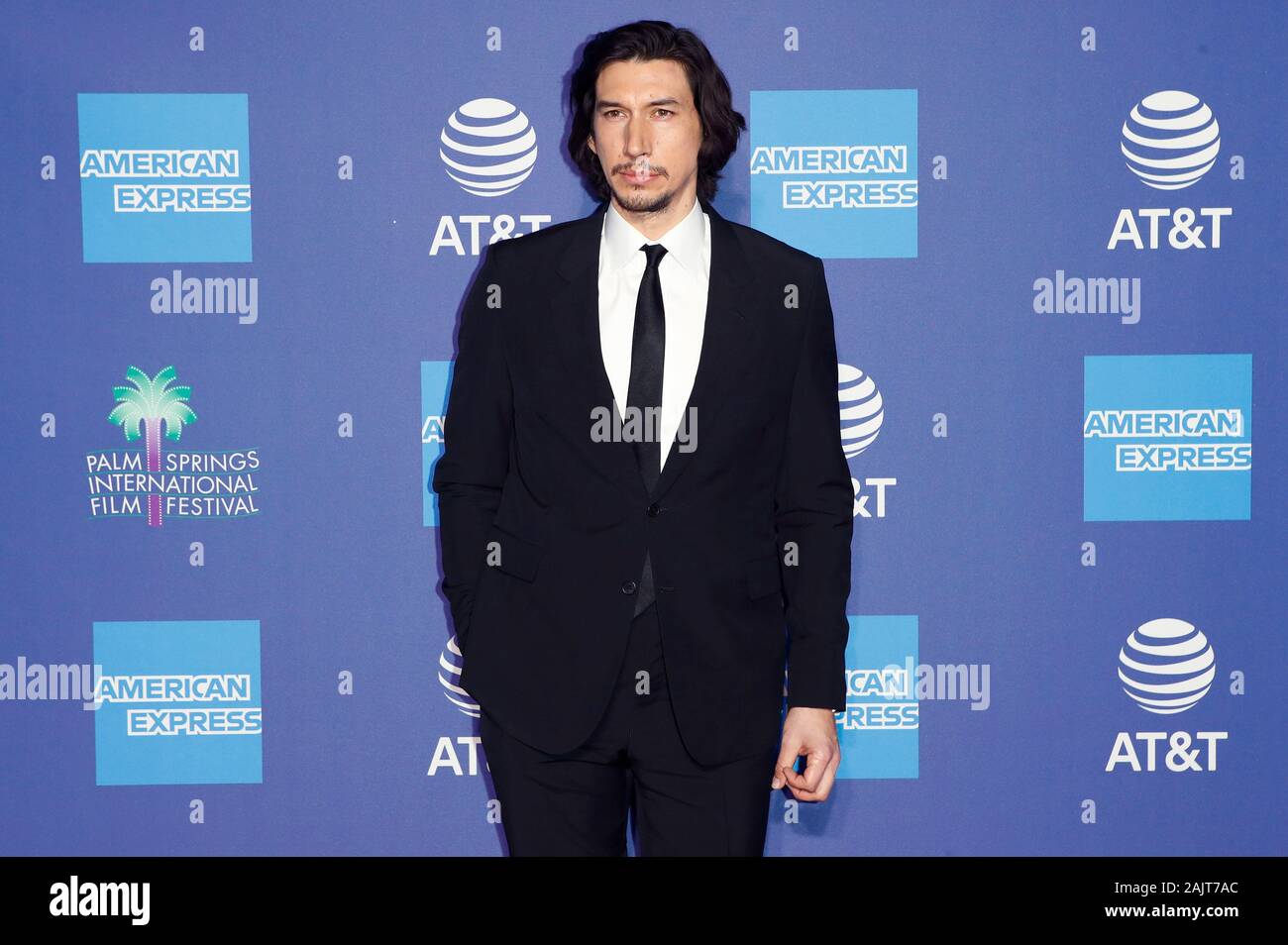 Palm Springs, USA. 02 Jan, 2020. Adam Fahrer die Teilnahme an der 31. jährlichen Palm Springs International Film Festival Film Awards Gala im Palm Springs Convention Center am 2. Januar 2020 in Palm Springs, Kalifornien. Credit: Geisler-Fotopress GmbH/Alamy leben Nachrichten Stockfoto