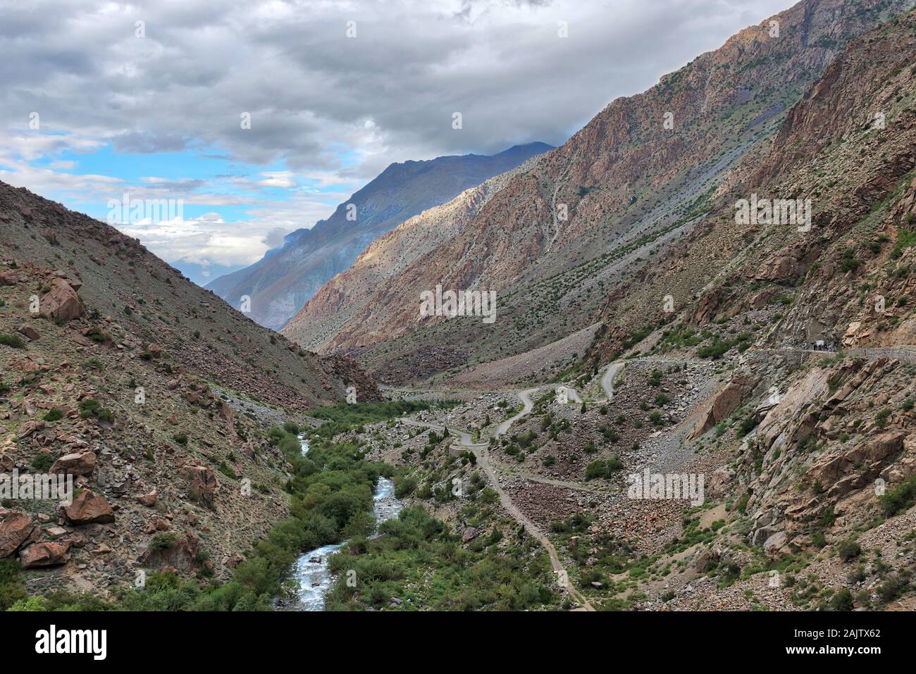 Kaschmir Region von Pakistan genommen im August 2019 Stockfoto