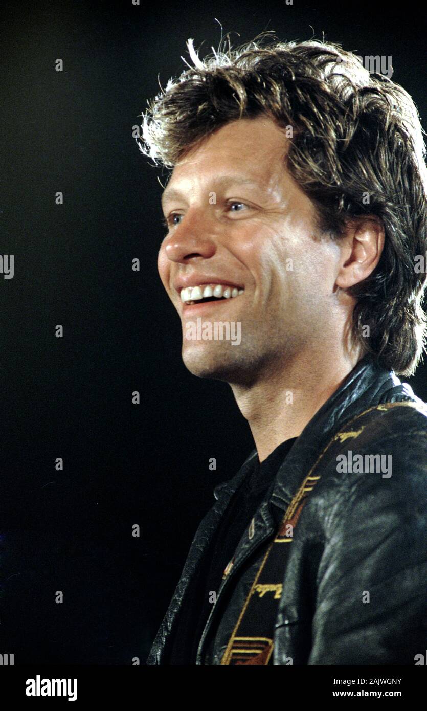 Neapel Italien, 01/09/1997 Festivalbar an der Piazza del Plebiscito: Bon Jovi Foto Fabio Diena Stockfoto