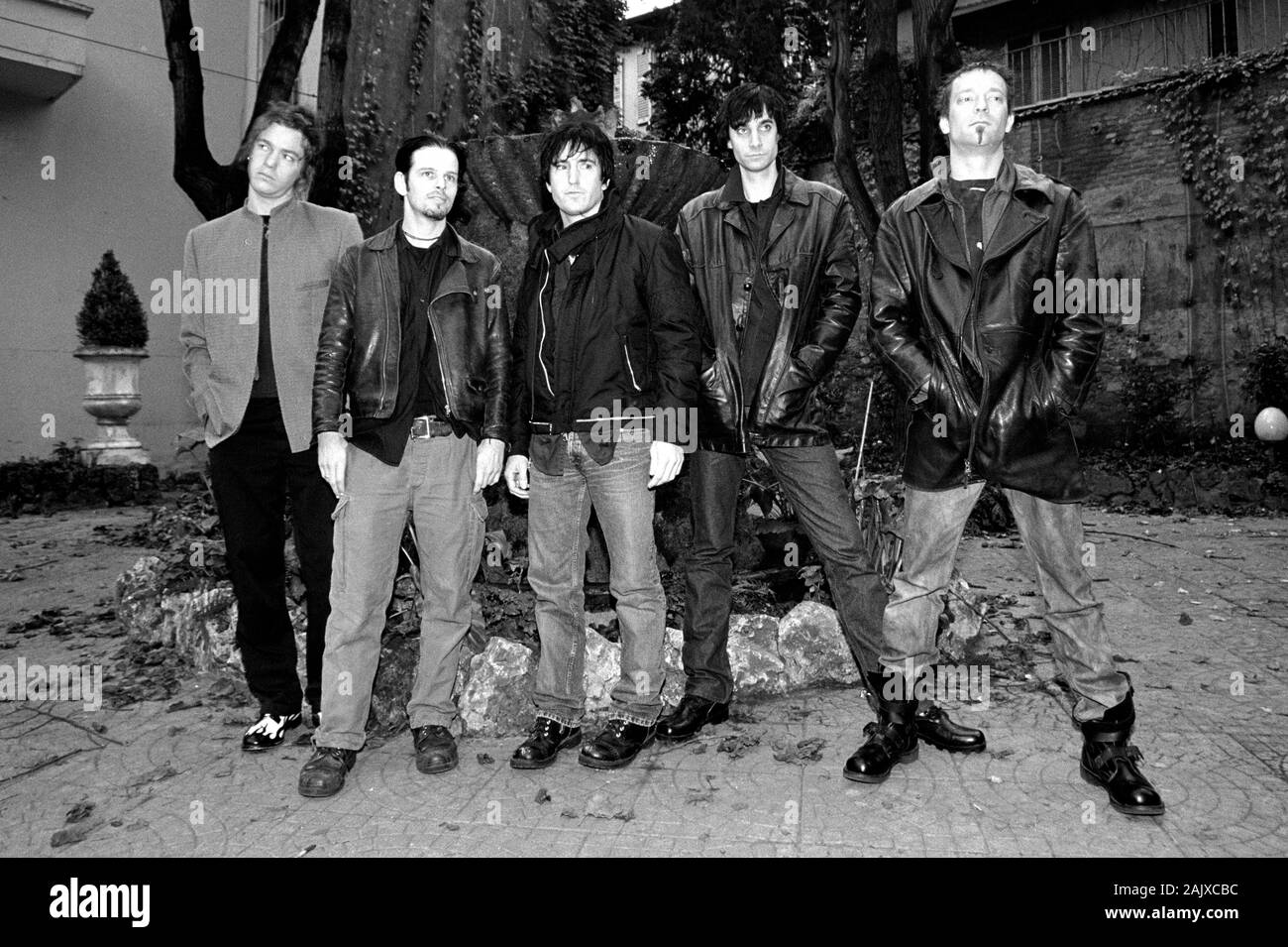 Mailand Italien 16/11/1999, Nine Inch Nails Foto Session vor der Pressekonferenz Stockfoto