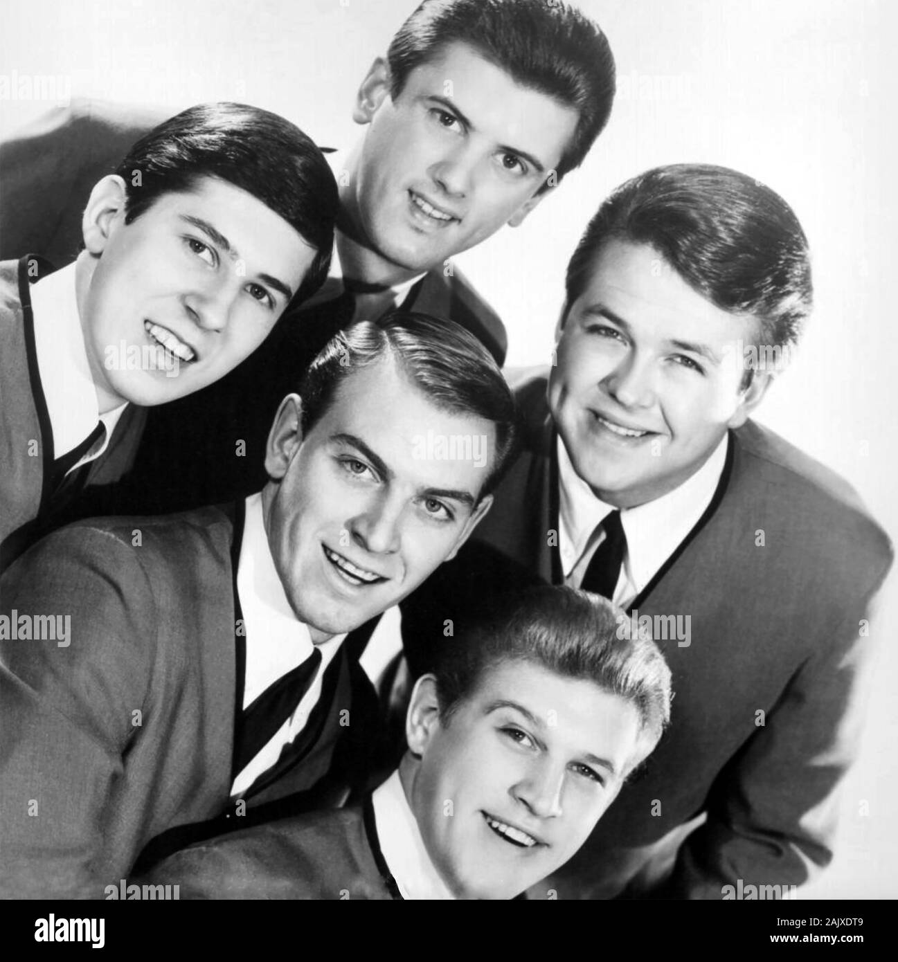 Die KINGSMEN Werbefoto des amerikanischen Pop Group über 1967 Stockfoto