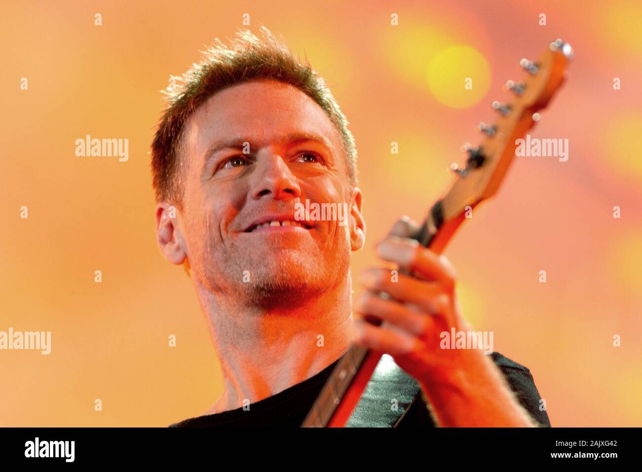 Verona Italien 09/18/2004, Arena : Bryan Adams im Konzert während der musikalischen Veranstaltung 'Festivalbar 2004'. Stockfoto