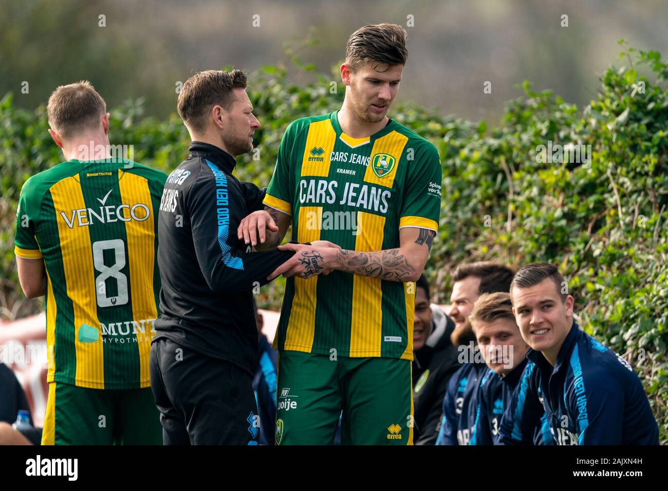 MALAGA, 06-01-2020, Fußball,, niederländischen Eredivisie, Saison 2019-2020, ADO Den Haag player Michiel Kramer, während der testmatch ADO-Noordwijk in Mijas, Spanien Stockfoto