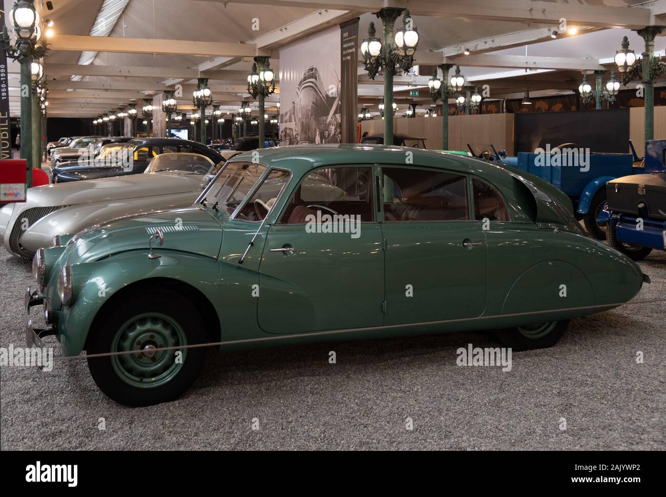 Cité de l'Automobile Mulhouse. Automobile Museum Mulhouse, Frankreich. Stockfoto