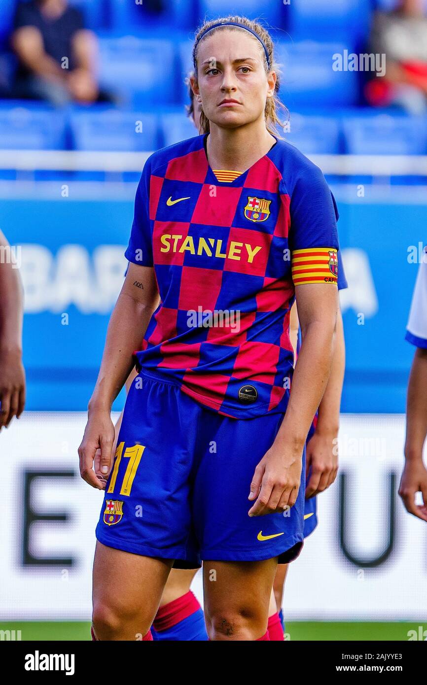 BARCELONA-DEZ 21: Alexia Putellas spielt bei der spanischen Frauen Liga Match zwischen dem FC Barcelona feminin und Teneriffa an der Johan Cruyff Stadium auf Stockfoto