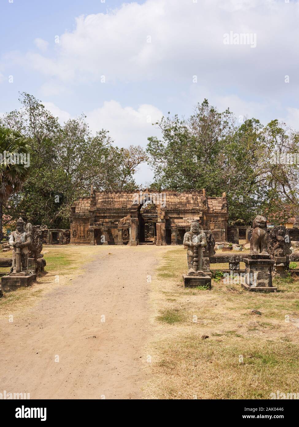 Eingang Nokor Bachey in Kampong Cham, Kambodscha Stockfoto