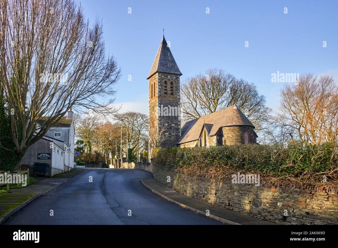 Die hl. Birgitta die Kirche in Braut von der Insel Man Stockfoto