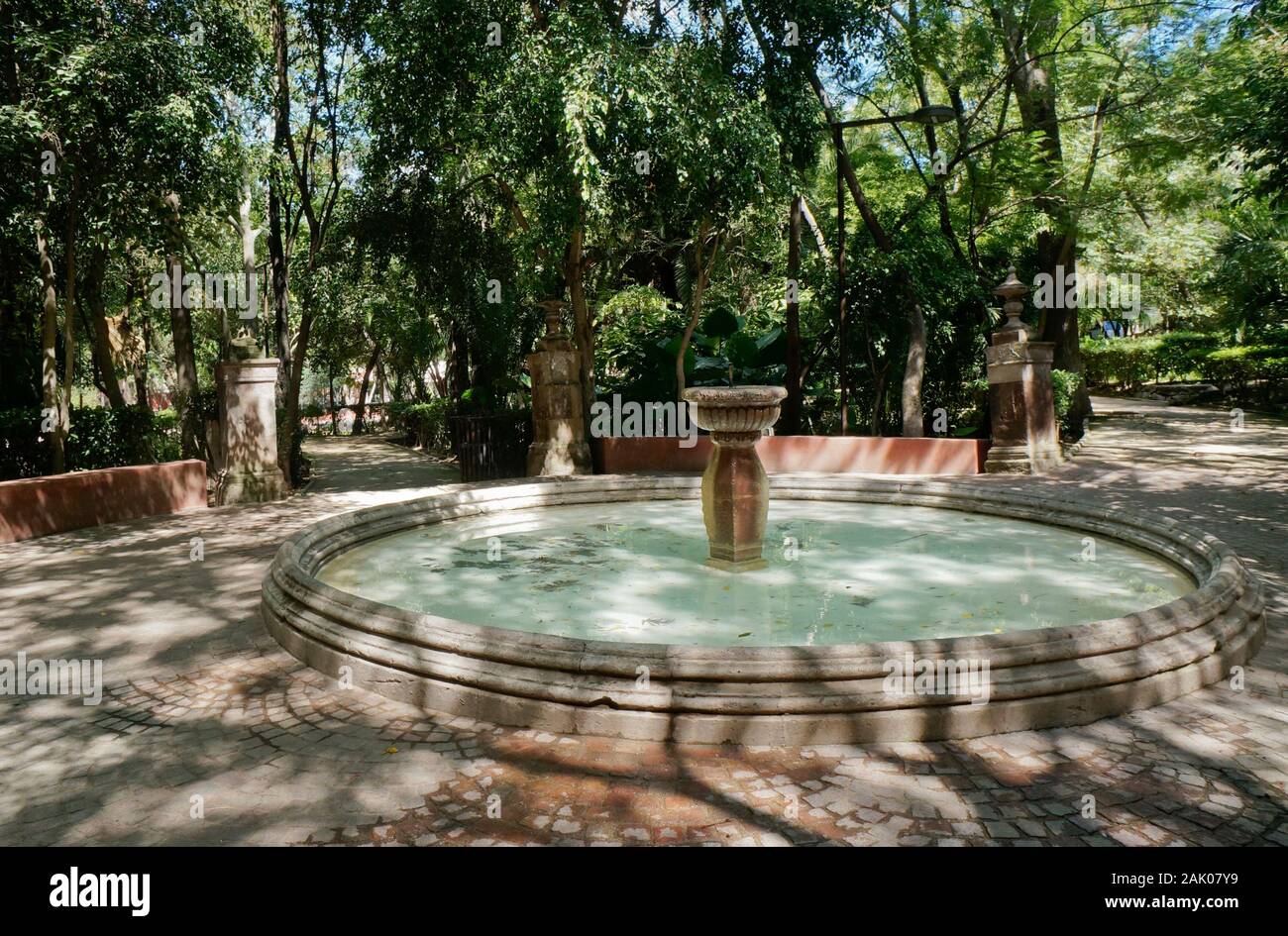 Parque Juarez, Juarez Park, San Miguel de Allende, Mexiko; Stockfoto