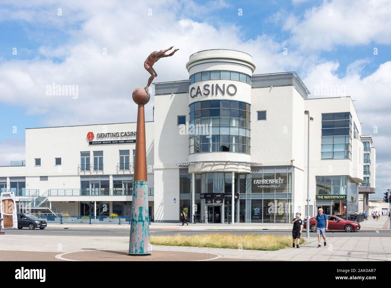 Genting Casino Southport, der Uferpromenade, Southport, Merseyside, England, Vereinigtes Königreich Stockfoto