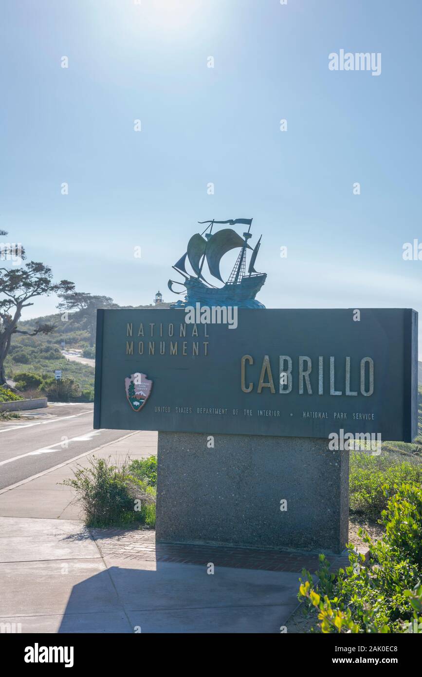 Cabrillo National Monument. San Diego, Kalifornien, USA. Stockfoto