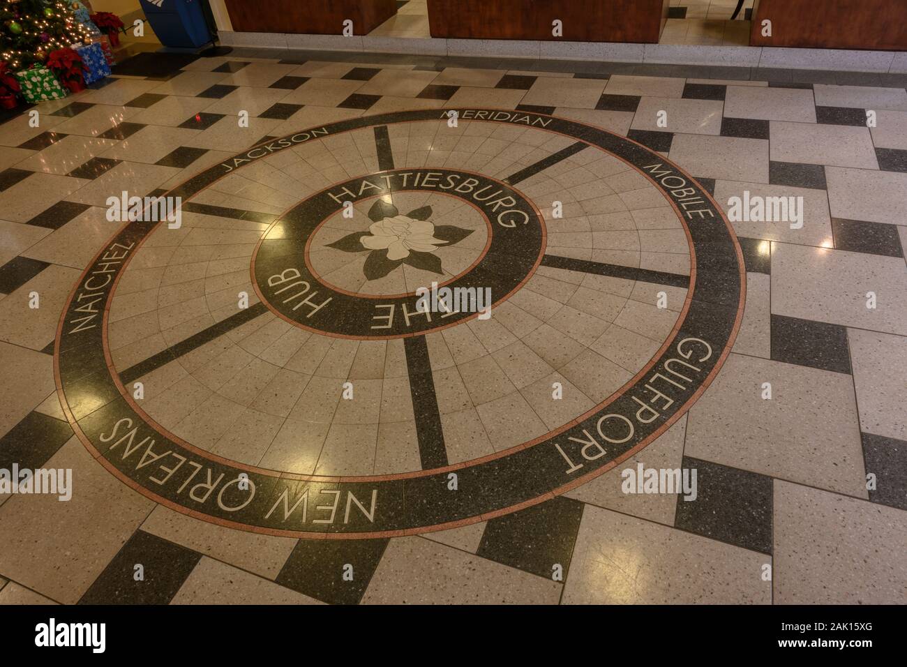 Streckenseitige Einrichtungen Eingang zum historischen Hattiesburg