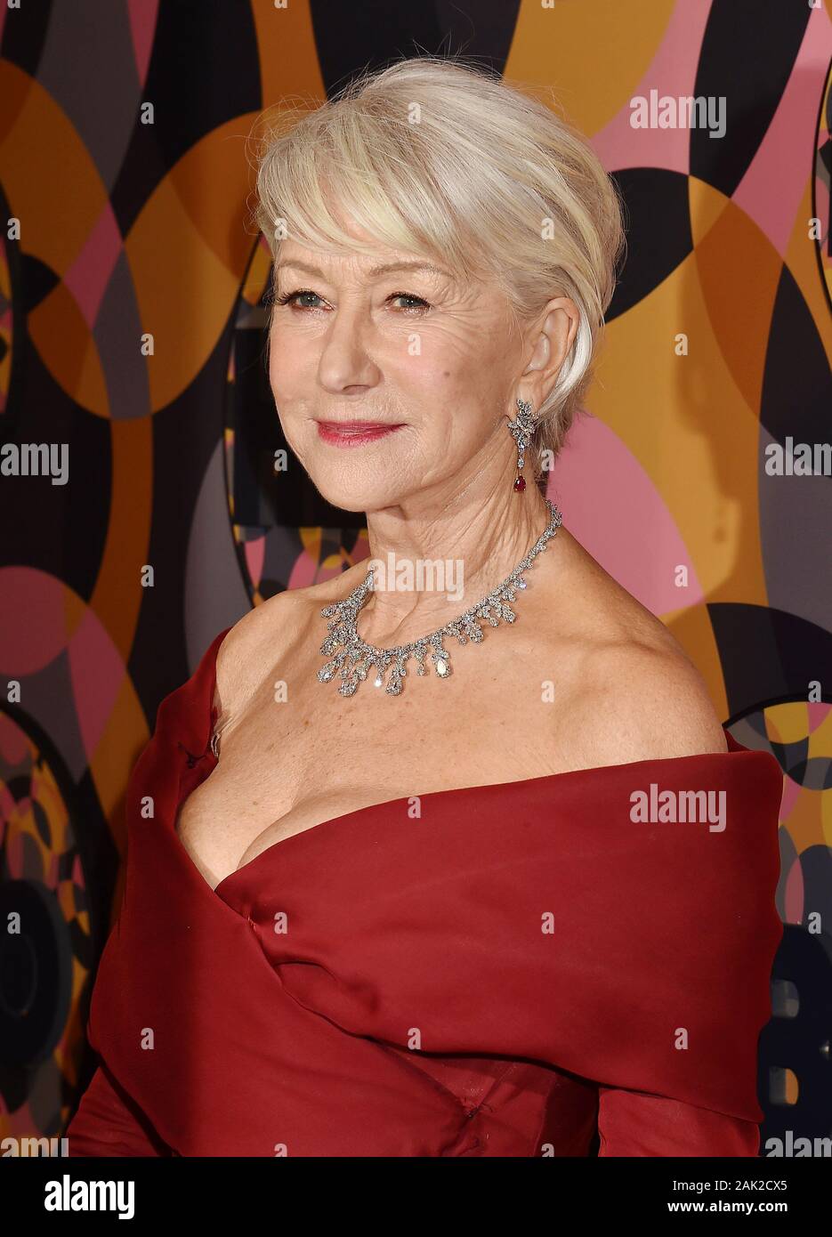 BEVERLY HILLS, Ca - Januar 05: Helen Mirren besucht HBO Offizielle Golden Globes After Party auf ca. 55 Restaurant am Januar 05, 2020 in Los Angeles, Kalifornien. Stockfoto