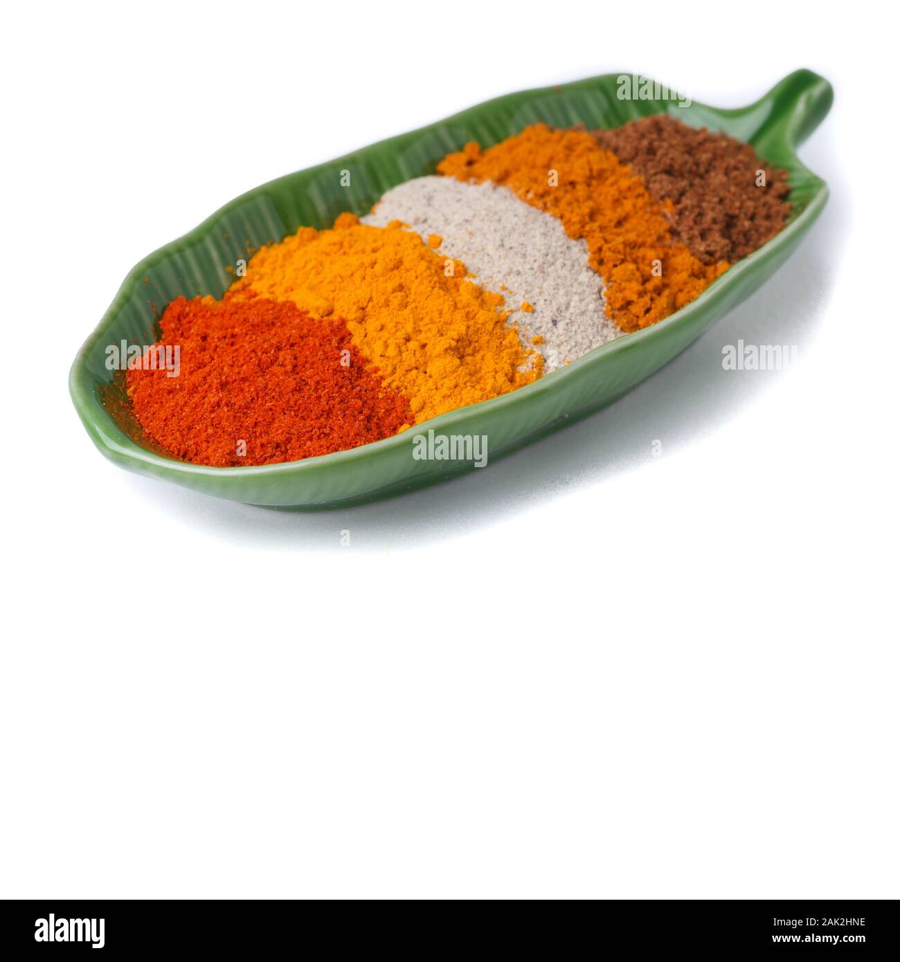 Chili Pulver oder Spice Mix auf einem Hintergrund neue Stockfoto
