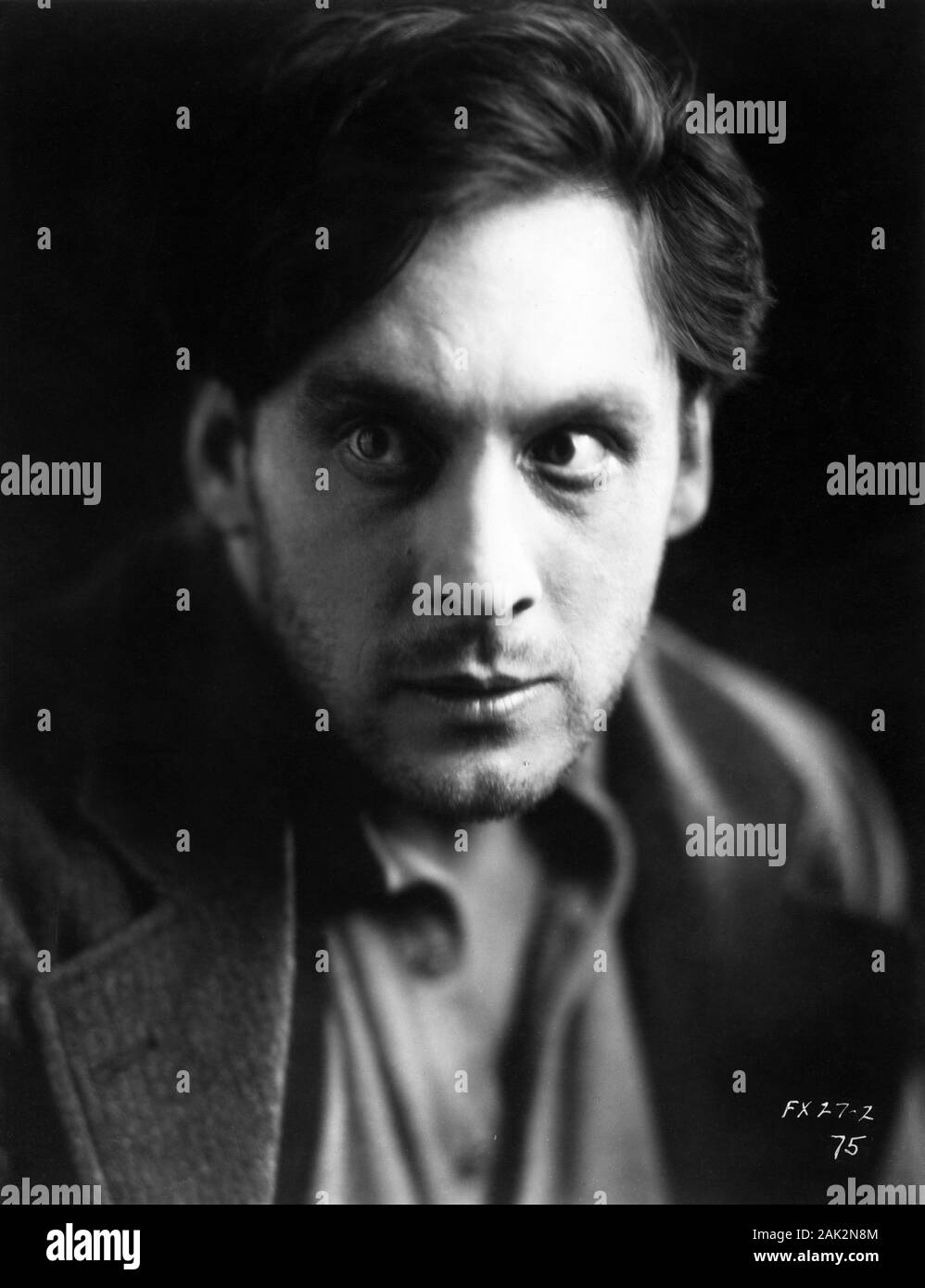 GEORGE O'BRIEN Portrait von MAX MUNN AUTREY, als der Mann im Sonnenaufgang: EIN LIED VON ZWEI MENSCHEN 1927 Direktor F. W. Murnaus Stummfilm mit Musik und Soundeffekten Fox Film Corporation Stockfoto