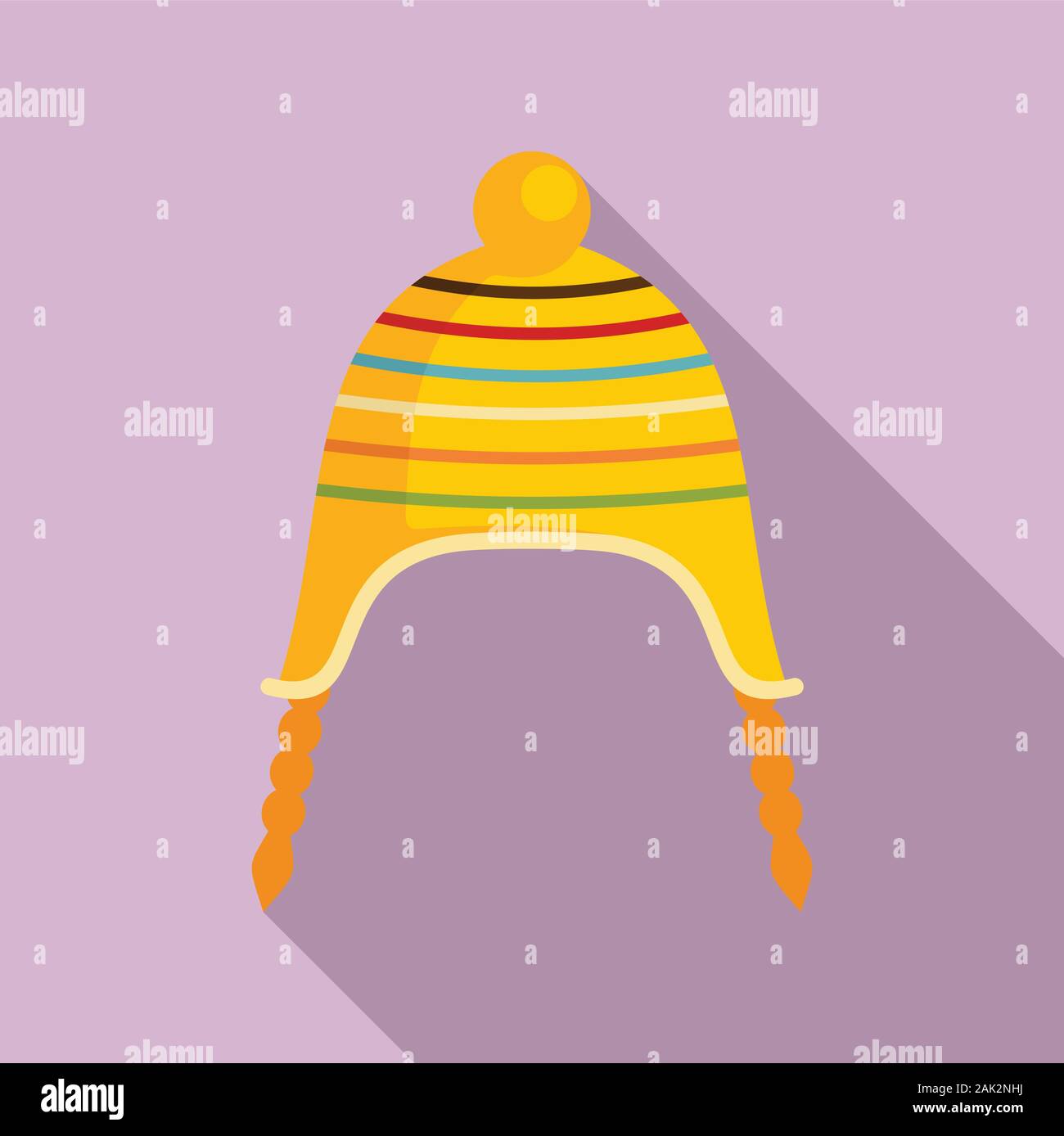 Peru hat Symbol. Flache Darstellung von Peru hat Vektor Symbol für Web Design Stock Vektor