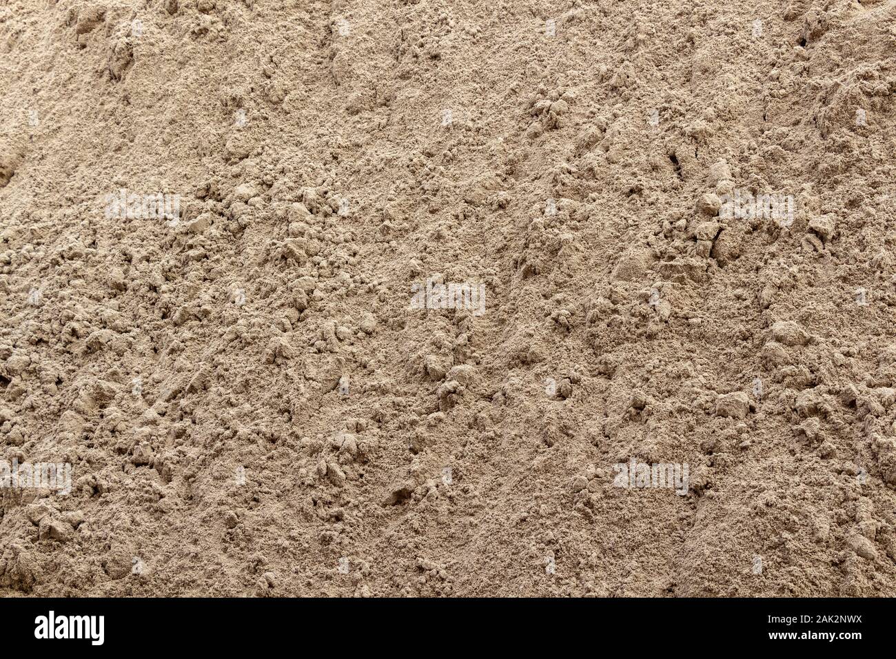 Bau Fluss Sand closeup als Hintergrund. Stockfoto