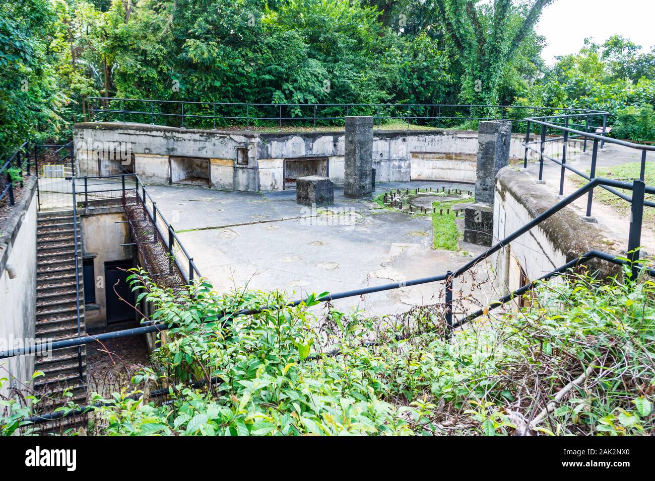 Fort Imbiah Sentosa Island Singapur Stockfoto