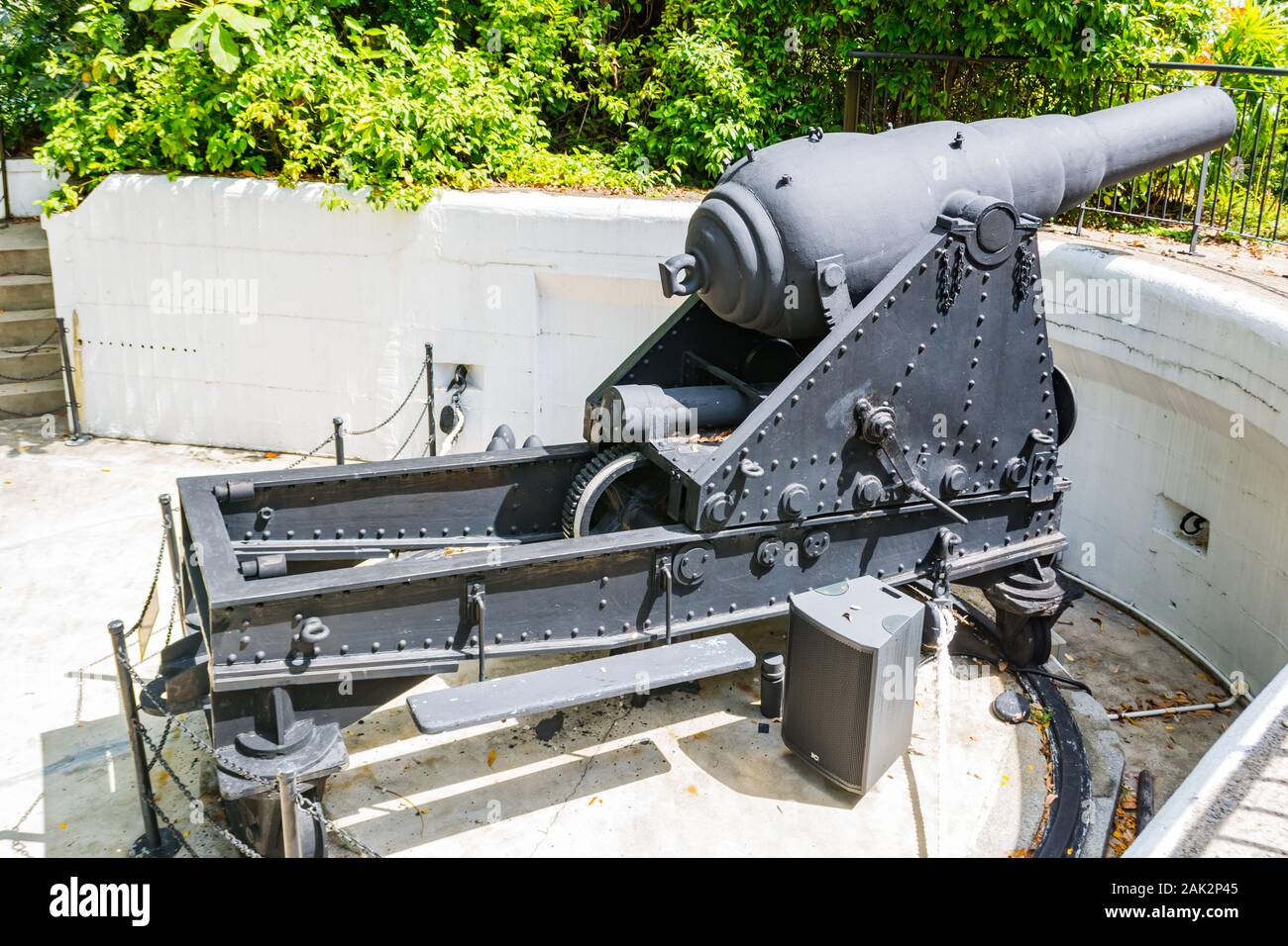 Fort Siloso Sentosa Island Singapur Stockfoto