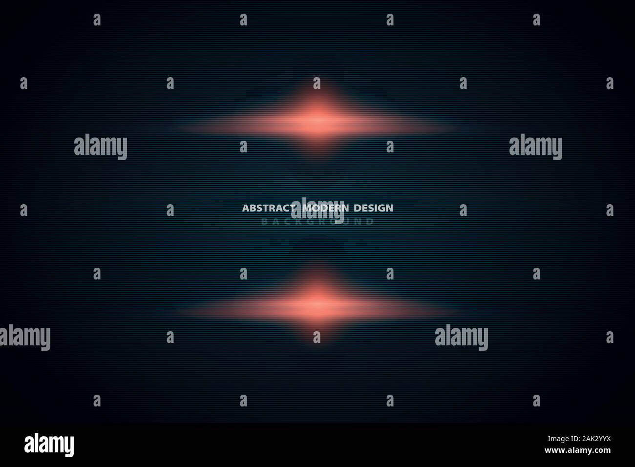 Abstrakte Farbverlauf orange Luxus Licht auf Schwarz template Design Hintergrund. Verwenden Sie für Poster, ad, Template Design, Artwork. illustration Vector EPS 10. Stock Vektor