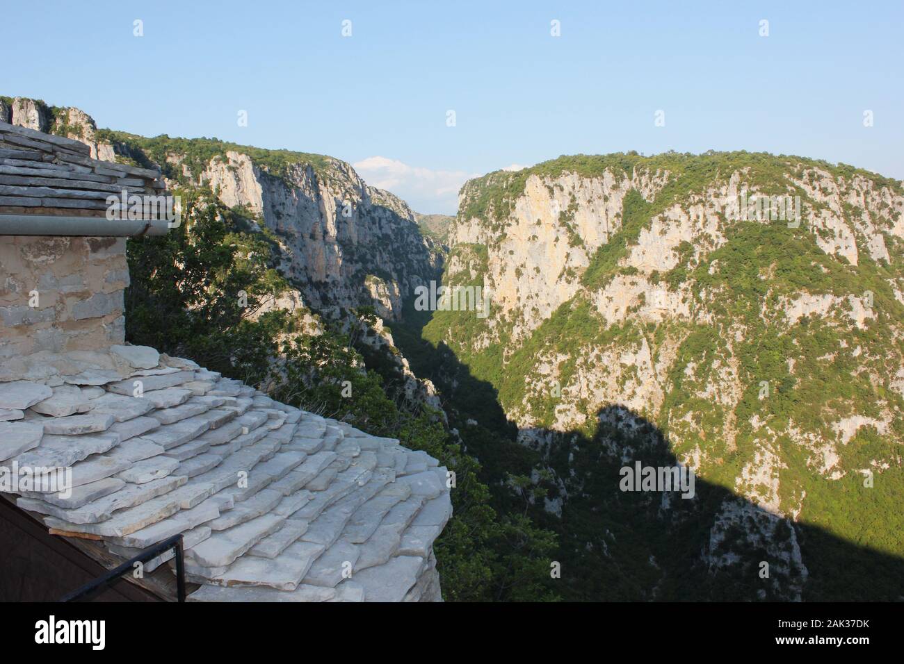 Kloster von Agia Paraskevi auf Monodendri die Vikos Schlucht Griechenland Stockfoto
