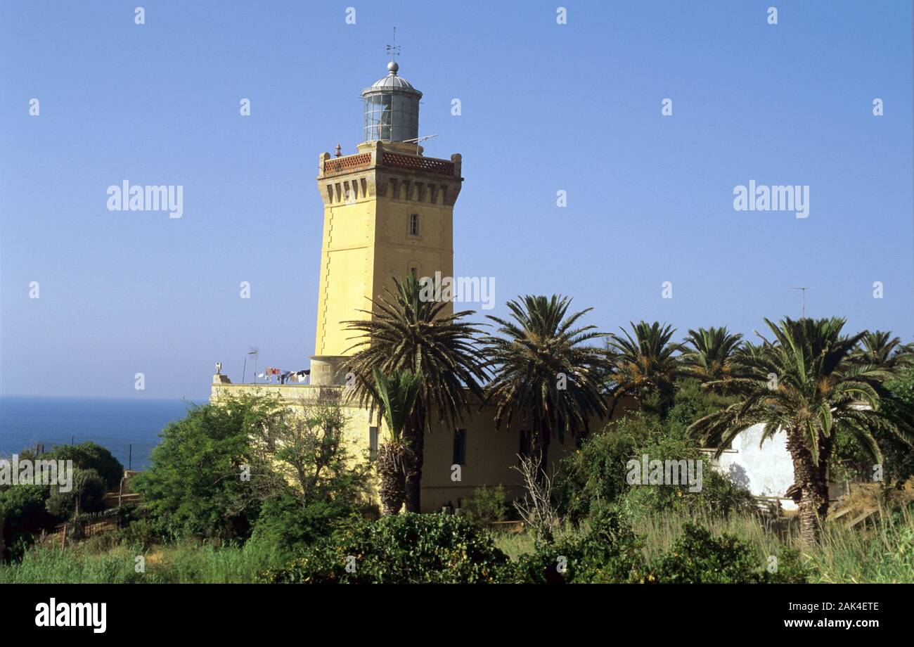 Cap Spartel's Light House | Verwendung weltweit Stockfoto