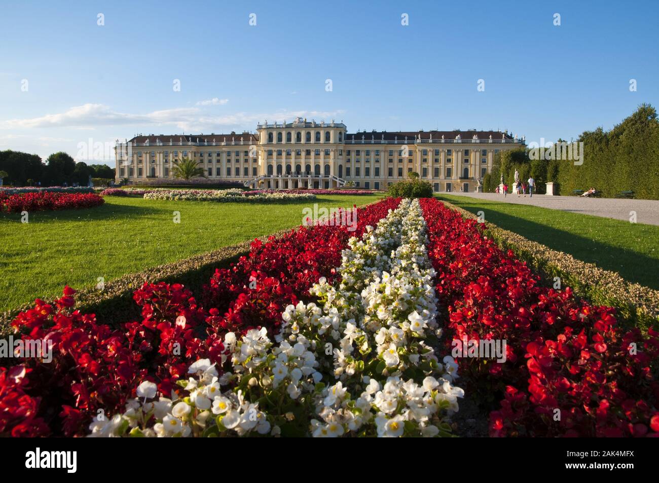 Gartenanlage und Schloss Schönbrunn, Wien, Österreich Verwendung