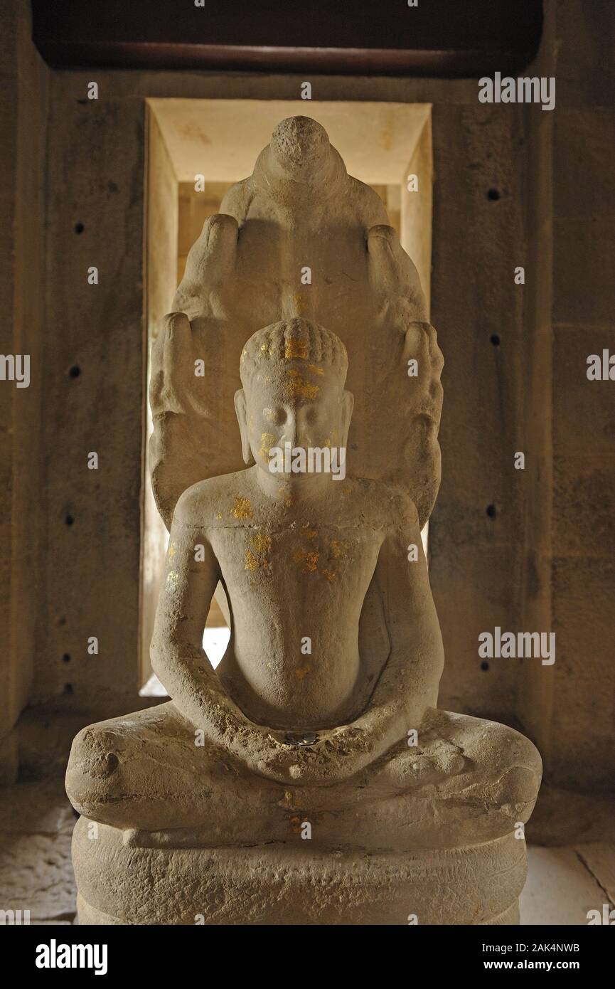 Nakhon Ratchasima: Exponat im Prasat Hin Phimai National Historical Park in Korat Plateau, Thailand | Verwendung weltweit Stockfoto