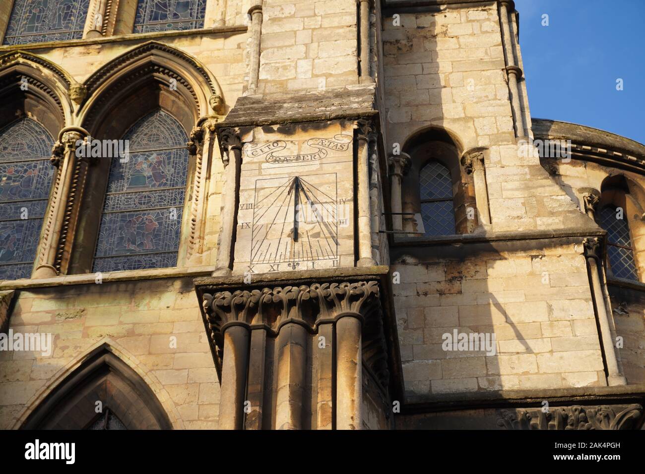 Kathedrale von Lincoln Stockfoto