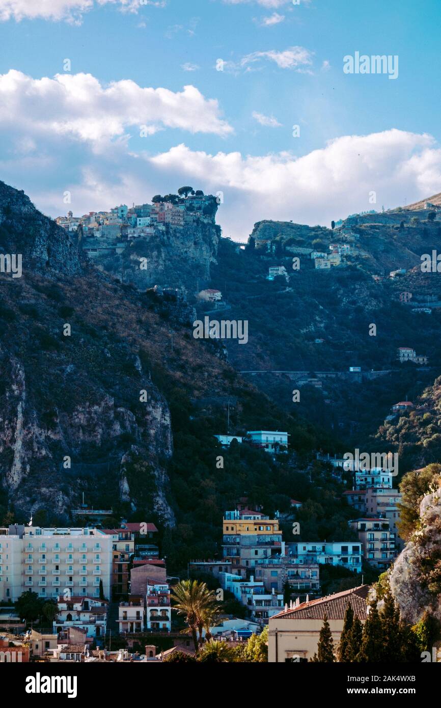 Stadt von Taormina (Sizilien/Italien) Stockfoto