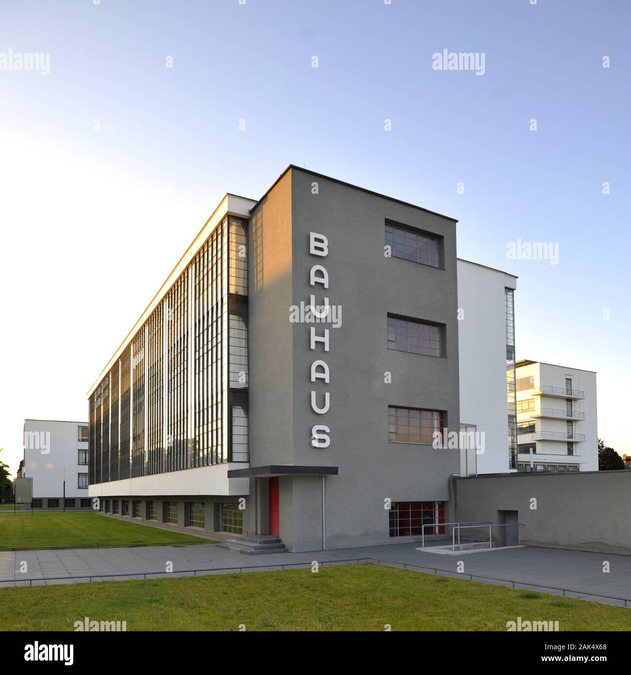 Dessau: Bauhaus Dessau von Walter Gropius, Leipzig | Verwendung weltweit Stockfoto