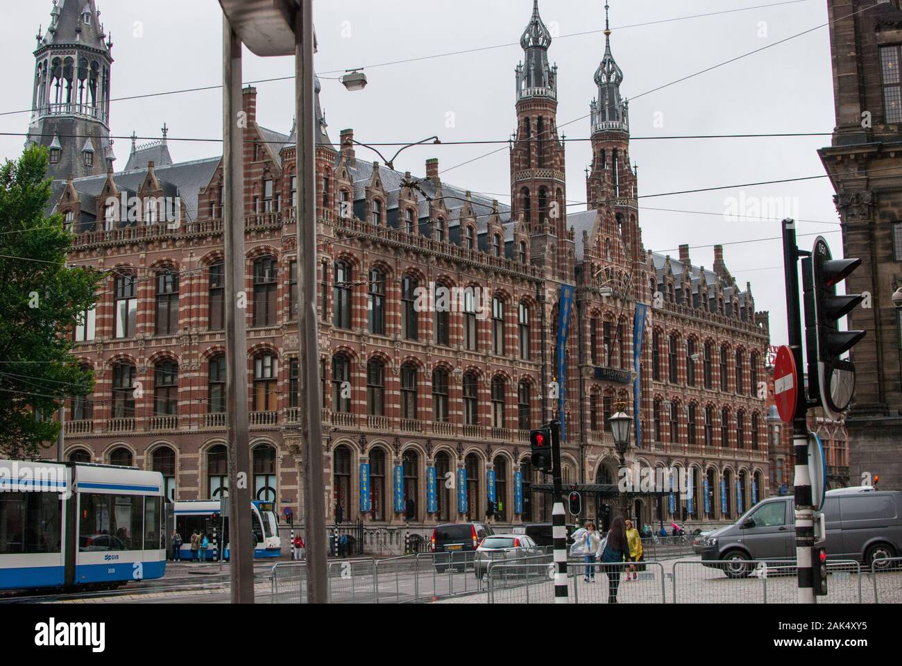 Gebäude in Amsterdam im Freien Stockfoto