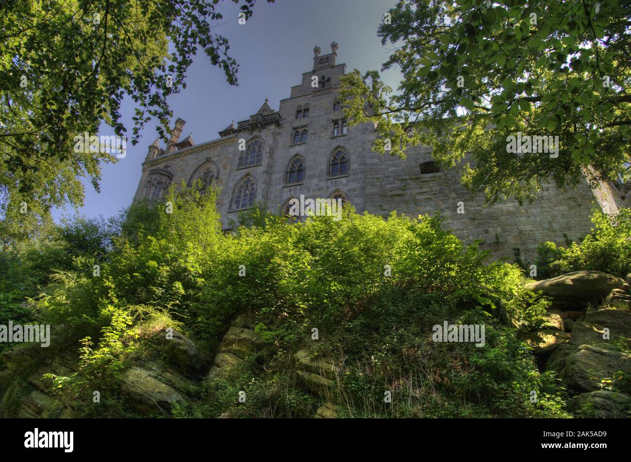 Burg Bad Bentheim, Osnabruecker Land | Verwendung weltweit Stockfoto