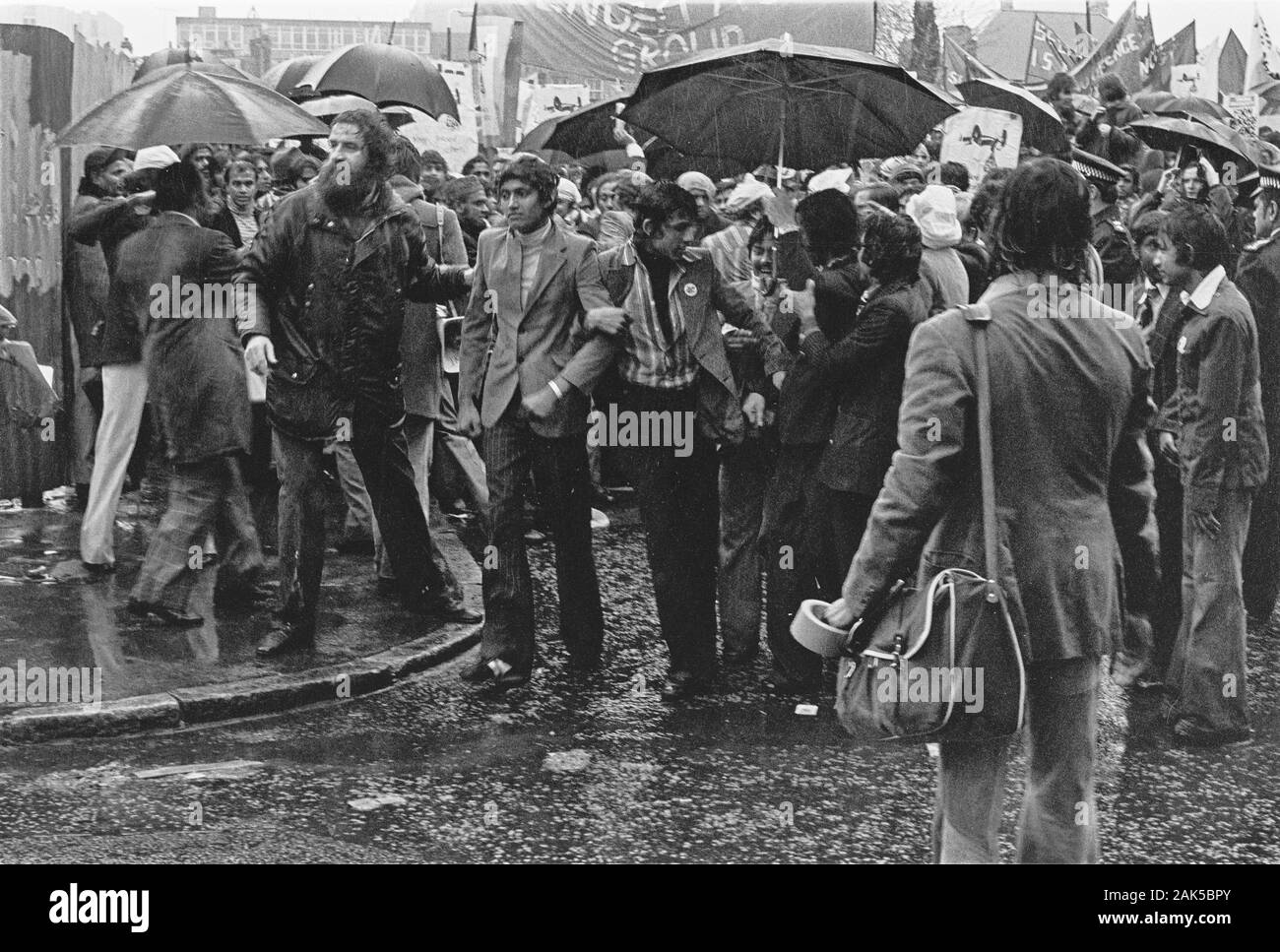 Altab Ali Demonstration Mai 1978 Stockfoto