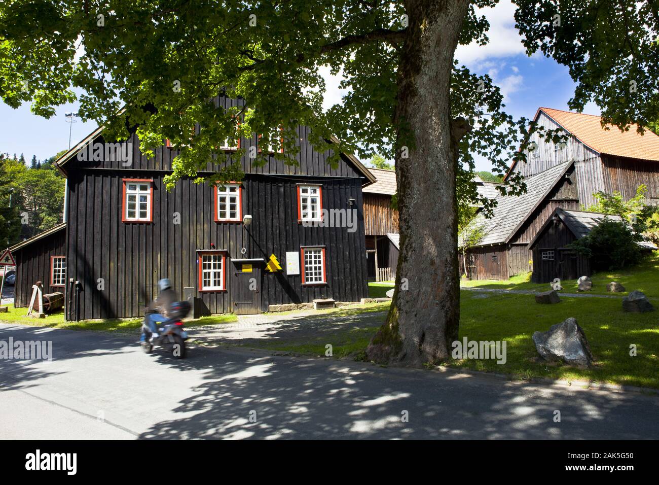 St. Andreasberg: Bergwerksmuseum Grube Samson, Harz | Verwendung weltweit Stockfoto