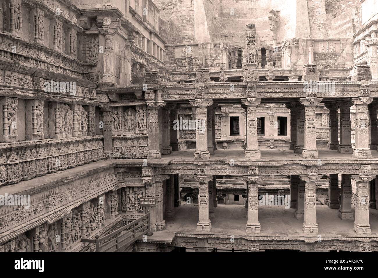 Rani Ki Vav Stepwell, Patan, Gujarat, Indien Stockfoto Rani Ki Vav Stepwell, Patan, Gujarat, Indien Stockfoto